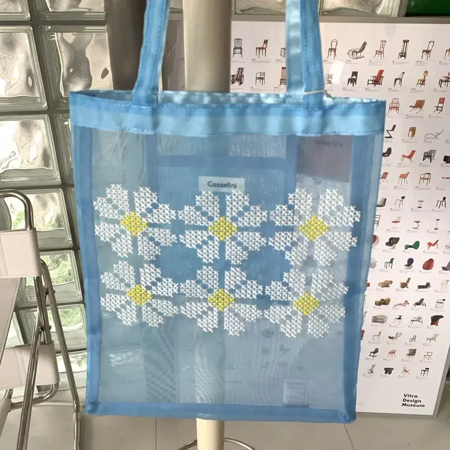 casselini cross stich tote bag 카셀리니 토트백