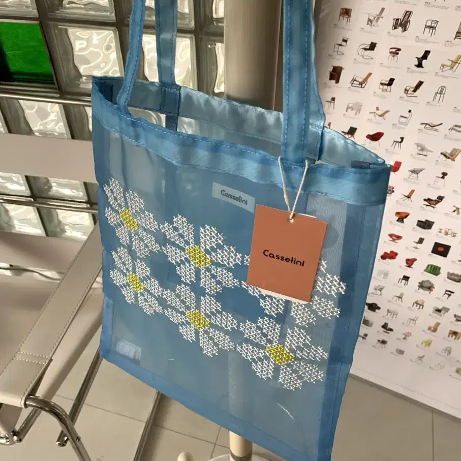 casselini cross stich tote bag 카셀리니 토트백