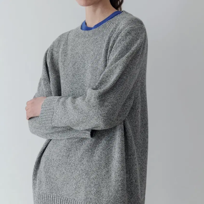 [새상품] 문달 sieste knit in charcoal