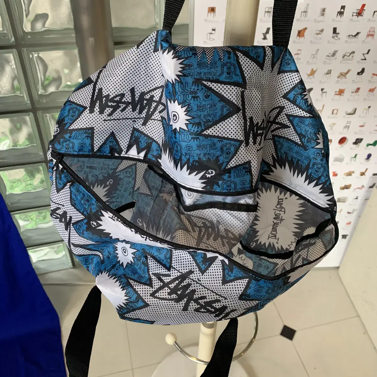 stussy post bag 스투시 포스트 백