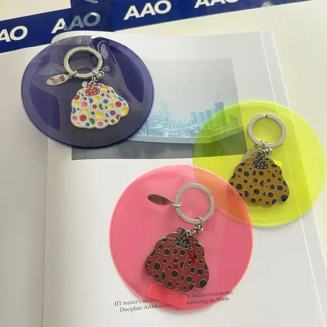 MoMA dot objection keyring 모마 키링