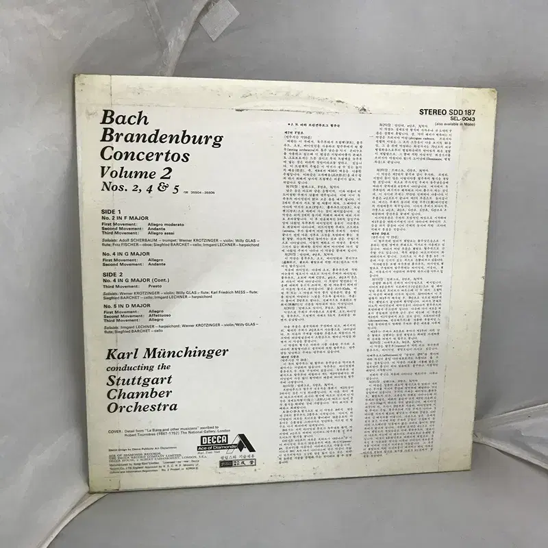 BRANDENBURG CONCERTOS LP /  AA1912