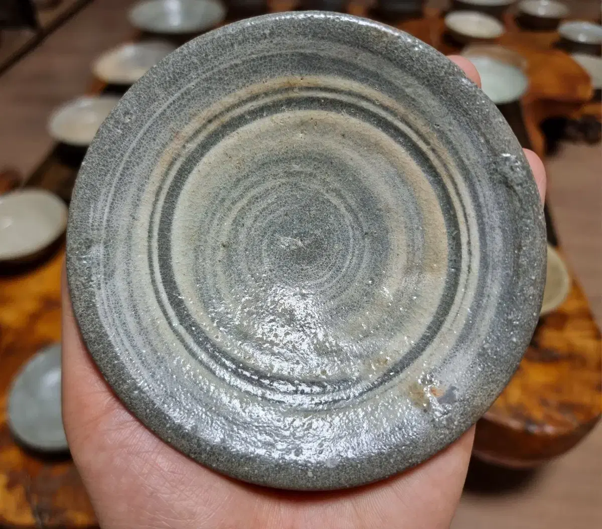 Antique Artifact Early Joseon Dynasty Gyeryongsan Buncheong Guiyang Goblet