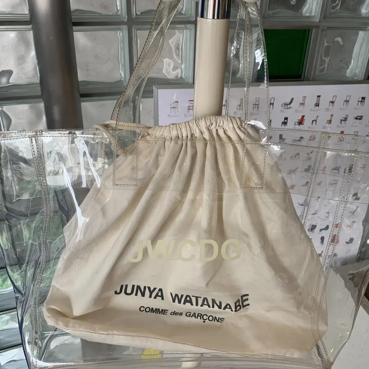 junya watanabe pvc tote bag 준야 와타나베 토트백