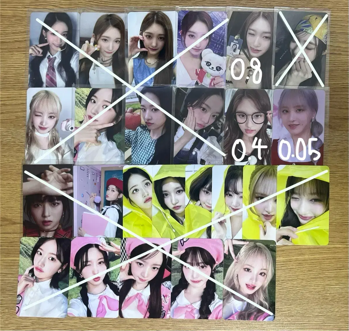 ive leeseo liz broadcast photocard unicon masetti sign photocard yoyodae divezone wts