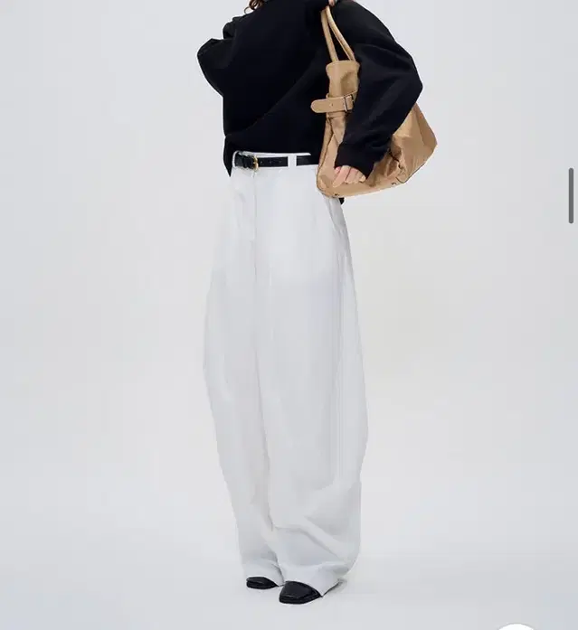 위메농 jacob cotton pants ivory m