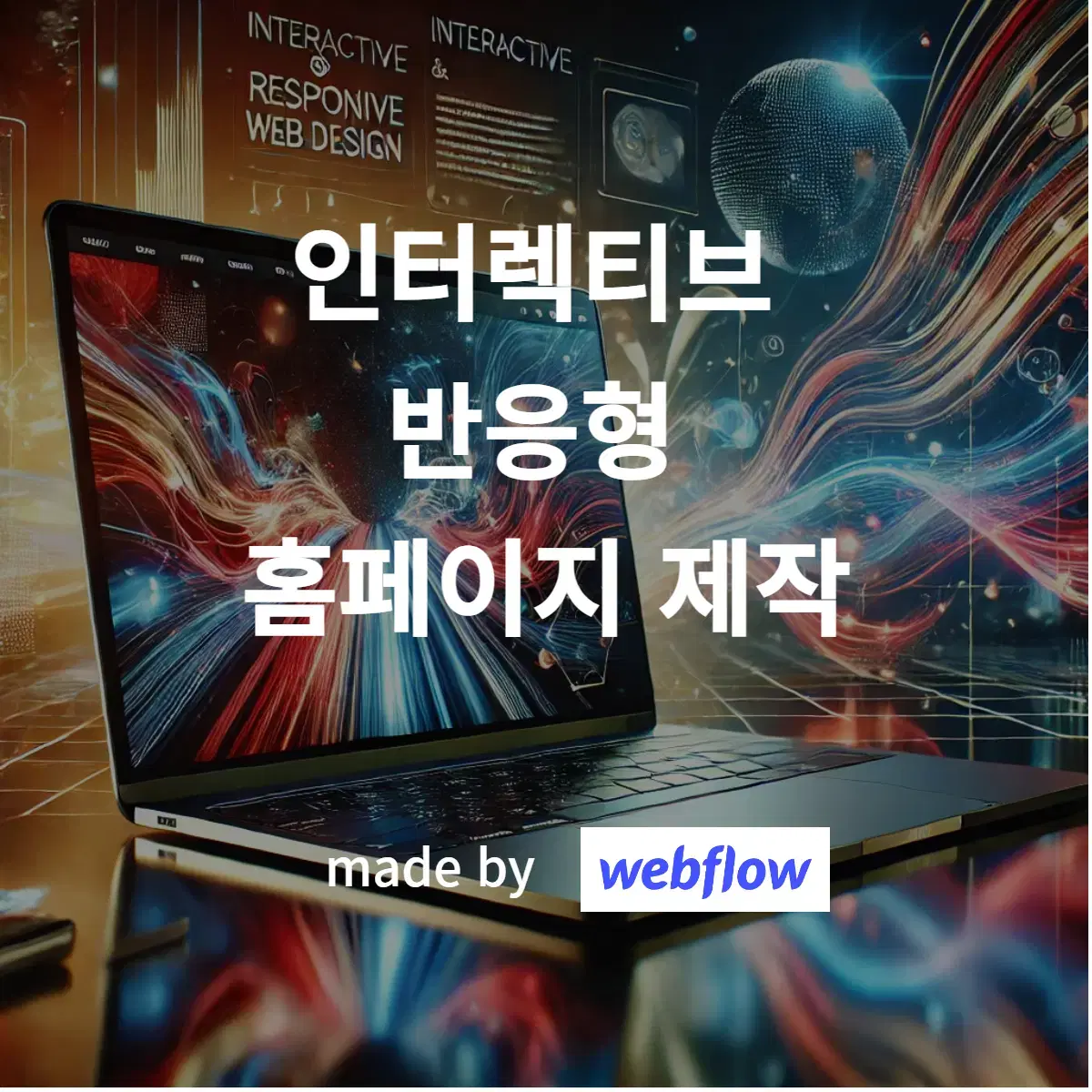 웹플로우(webflow) 웹사이트 제작 / 홈페이지 제작해드립니다.