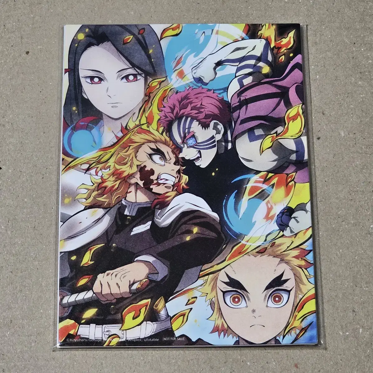 The Movie: Demon Slayer: Infinite Train Set of 2 A6 Illustrated Cards