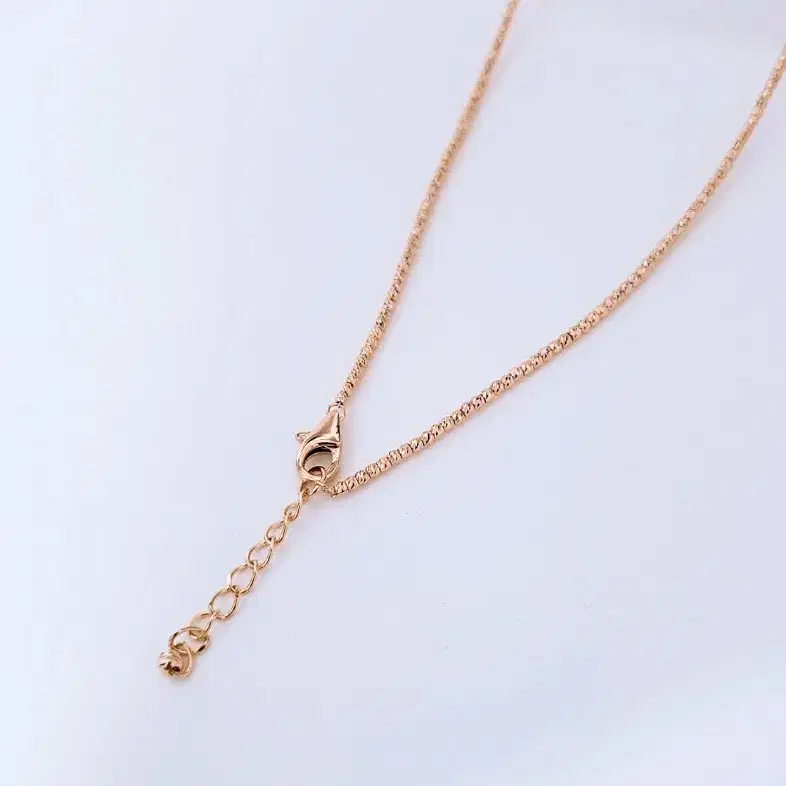 14k 레인볼 커팅 목걸이 1.5mm