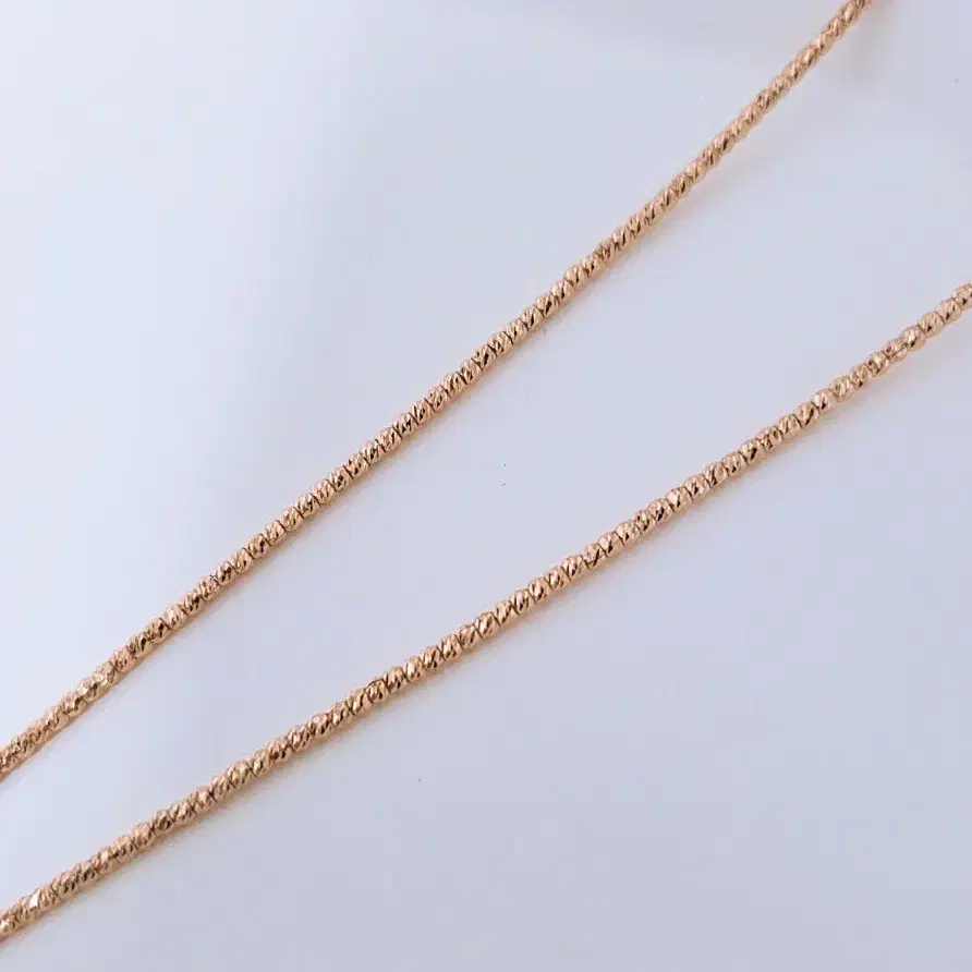 14k 레인볼 커팅 목걸이 1.5mm