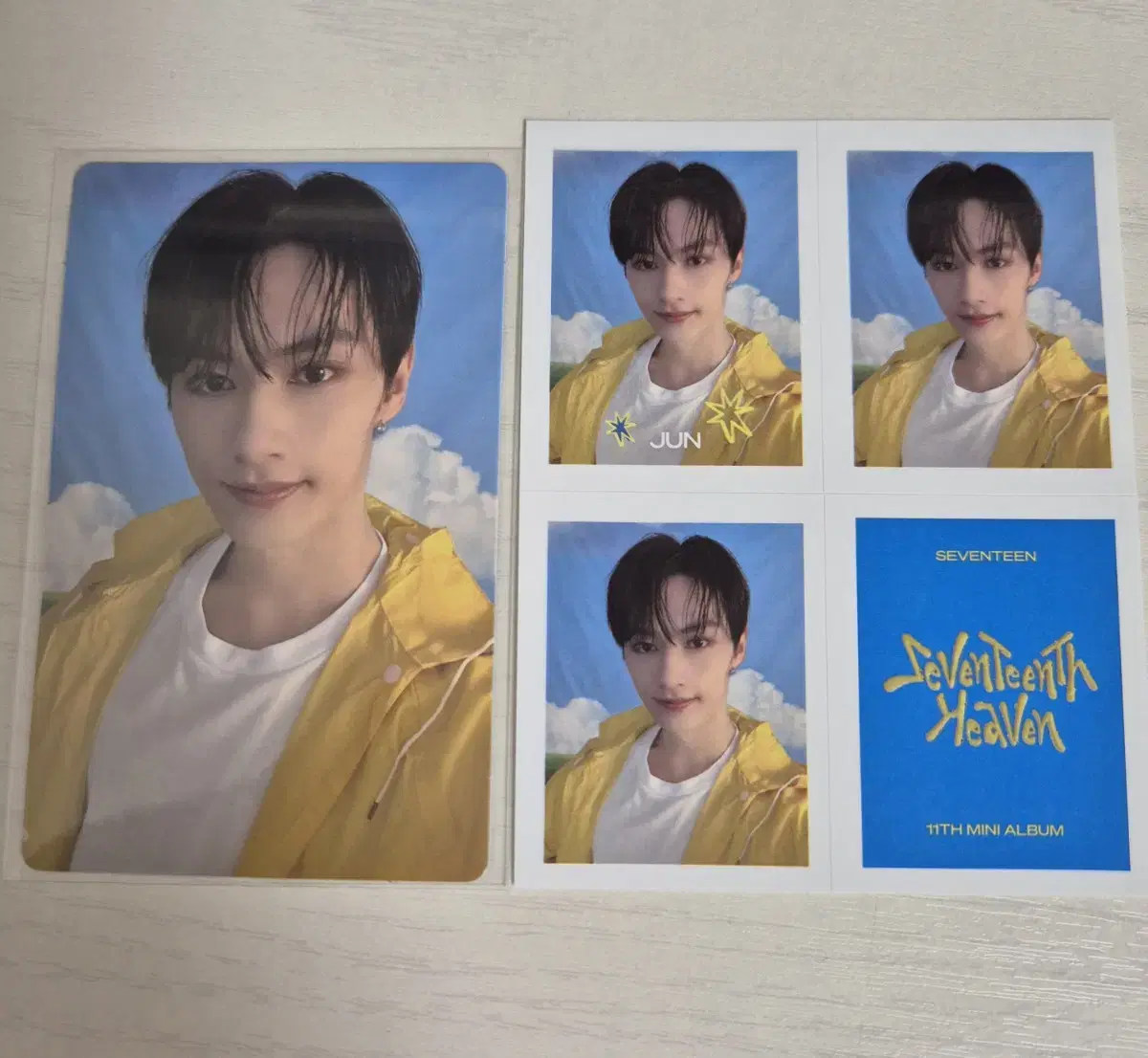 Seventeen Heaven jun pre-order benefit photocard