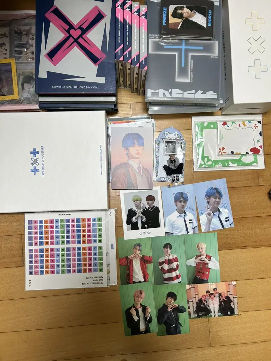 txt merchandise album photobook broadcast postcards lightstick disposals