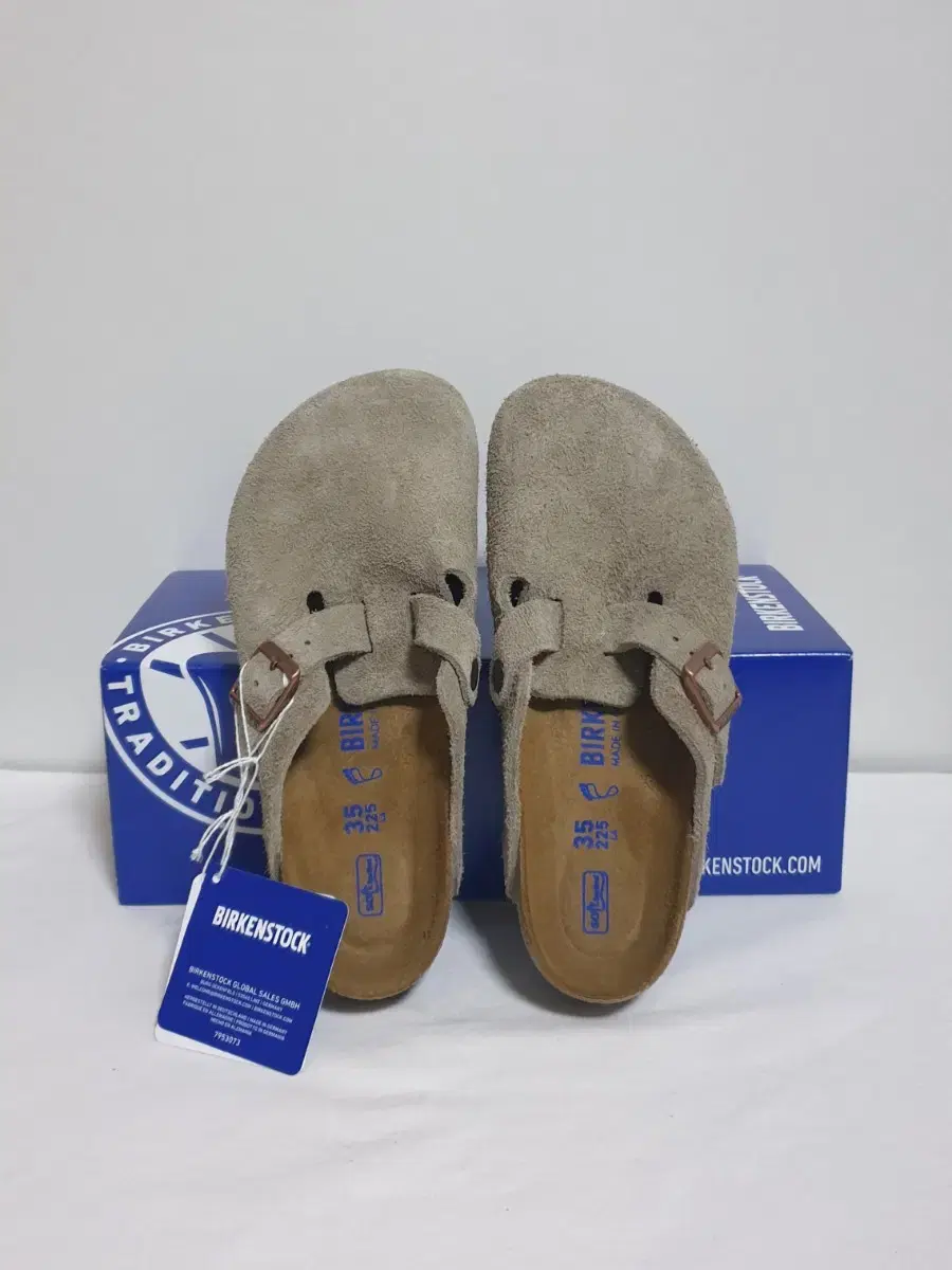 [버켄스탁/Birkenstock]보스턴 타우페 토프 레귤러 225(35)