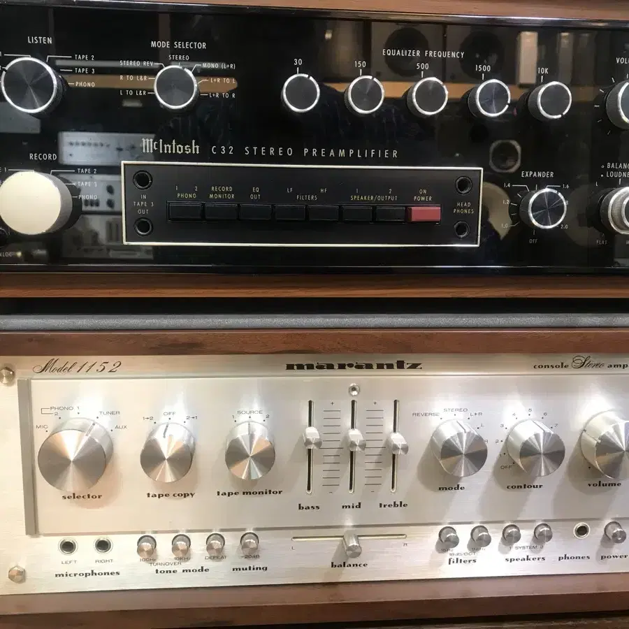 Marantz 170 파워 1152 프리메인 앰프