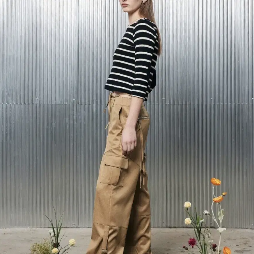 라티젠 리본 팬츠 ribbon pocket pants