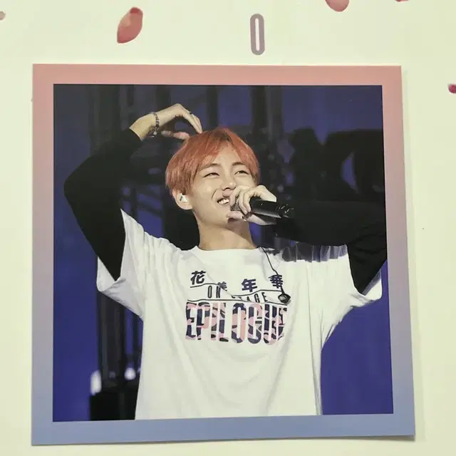 방탄 2016 화양연화 에필로그 온스테이지 콘서트 DVD 태형 포카