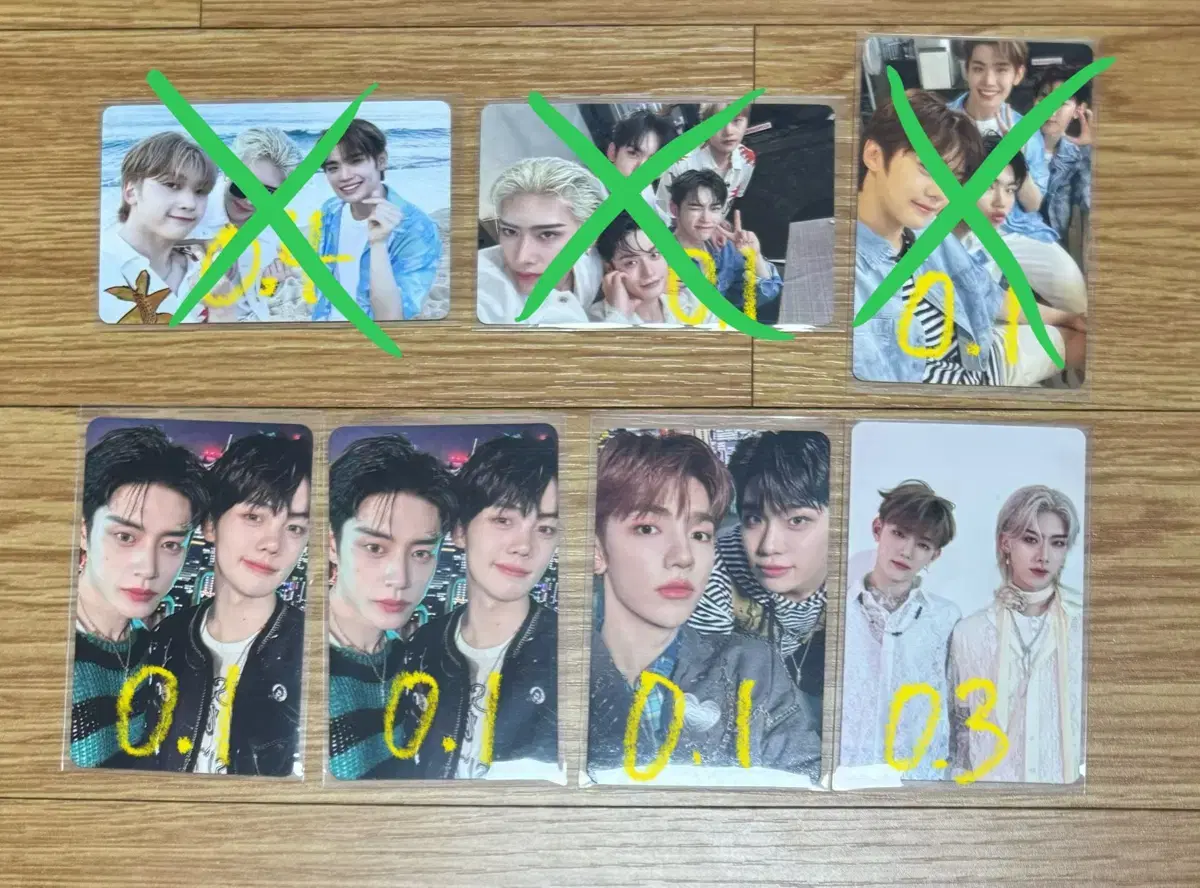 ZB1 Unit photocard wts hanbin jiung hao matthew taerae ricky kyu bin gunwook yujin