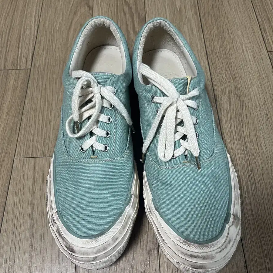 VISVIM 비즈빔 로건 덱 lt.green 11size