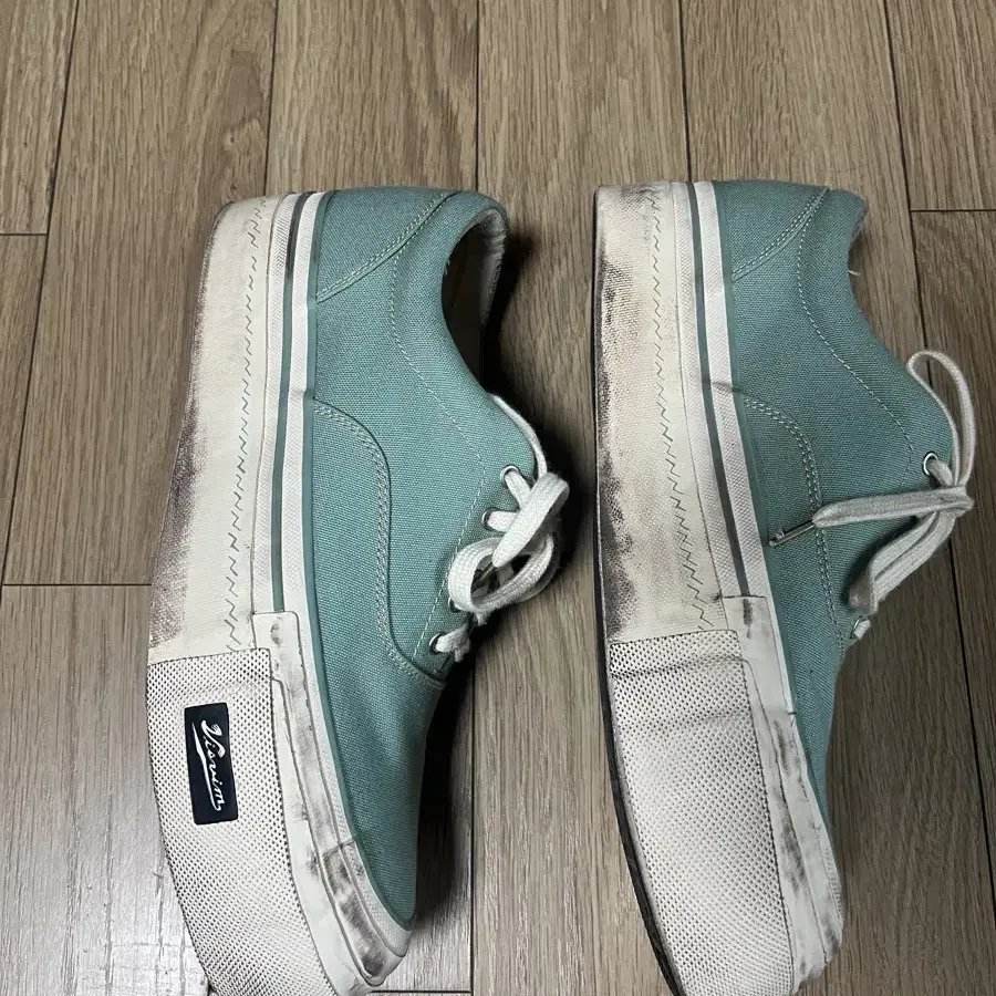 VISVIM 비즈빔 로건 덱 lt.green 11size