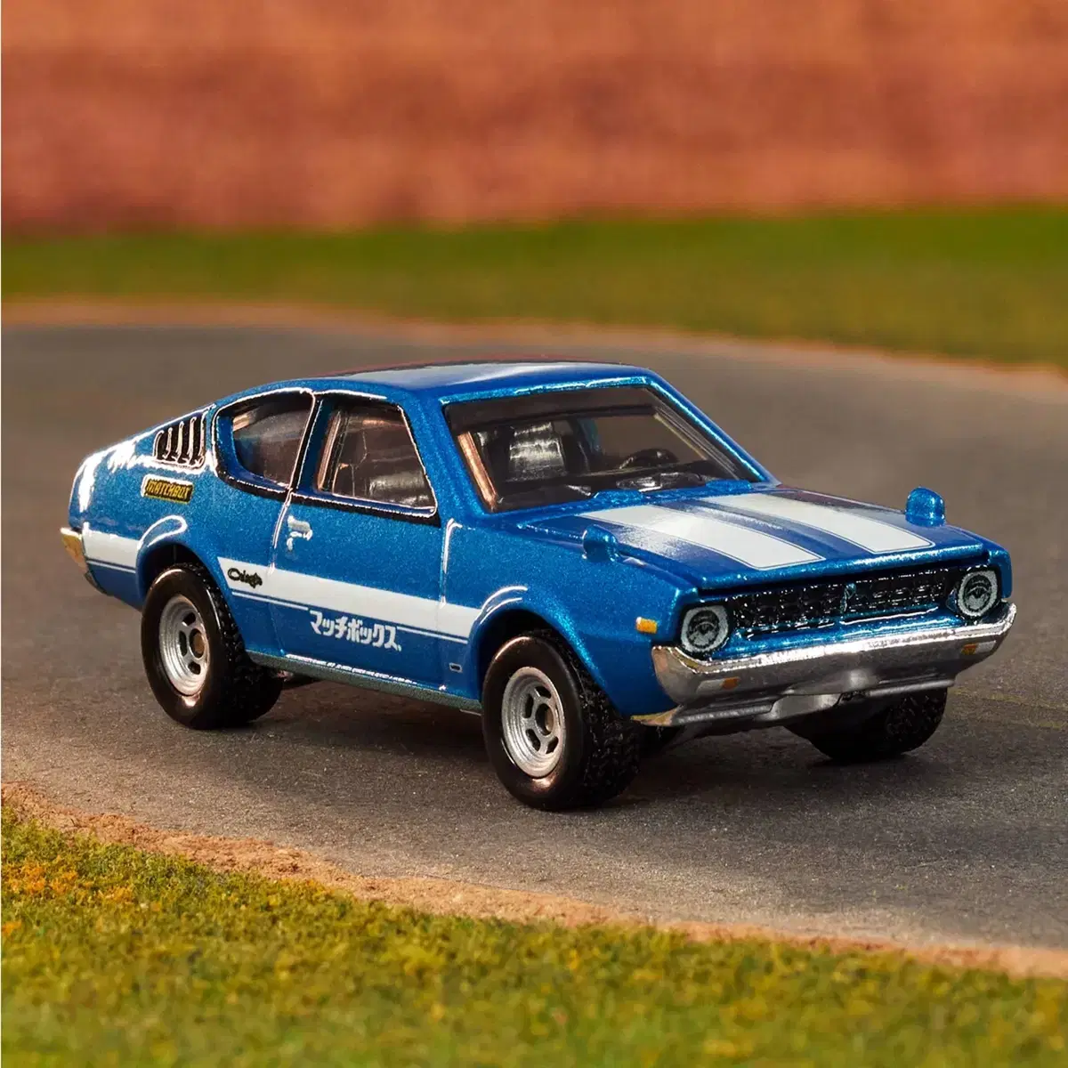 matchbox 1975 mitsubishi lancer celeste