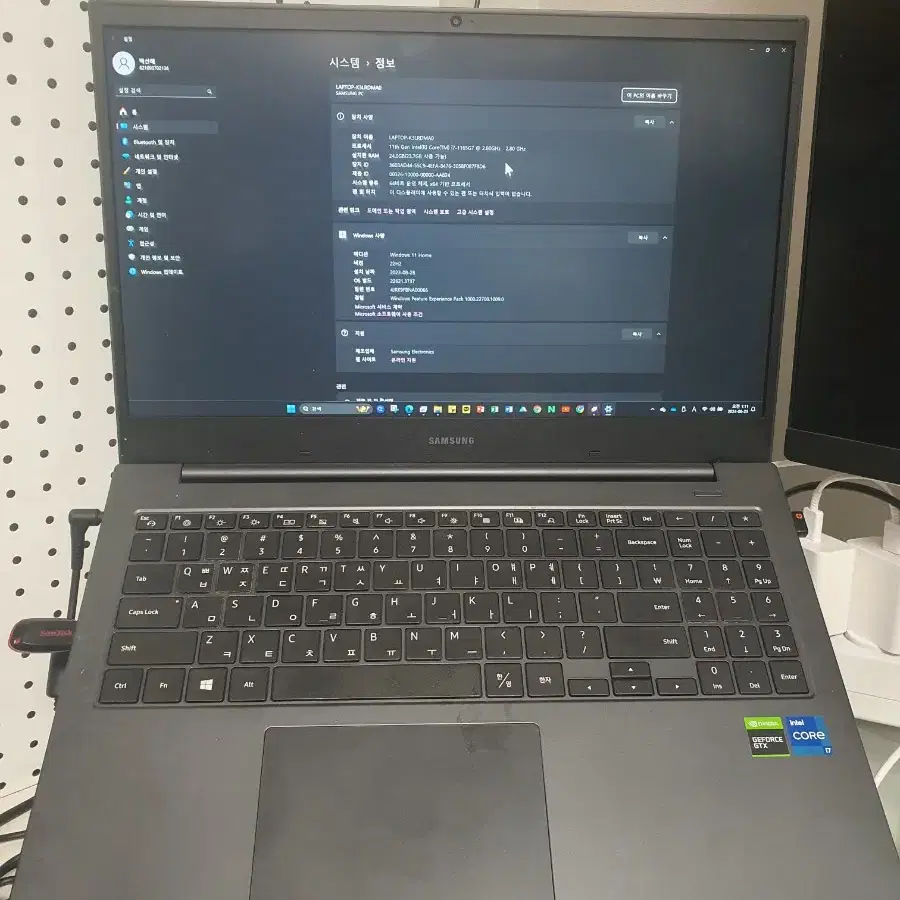 삼성노트북 i7 24gb ram 외장글카