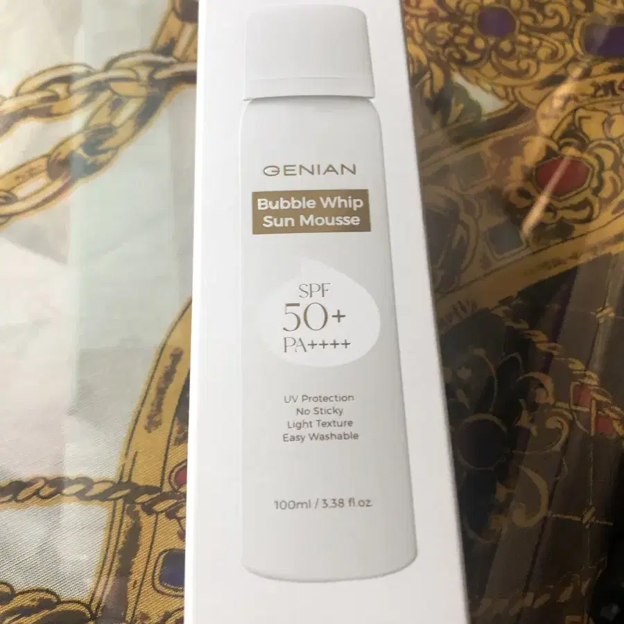 지니안 버블 휩 선 무스 100ml(SPF50+)