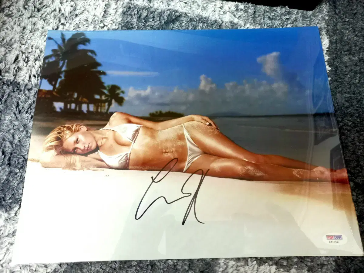 Anna.Kournikova.Wimbledon.Tennis.Fairy.Model.Autographed.11x14.Photo.PSA.Authentication.