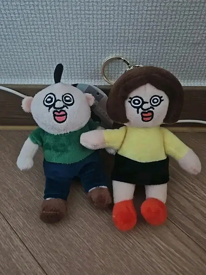 배송비+옥지와빵빵이 키링인형 세트