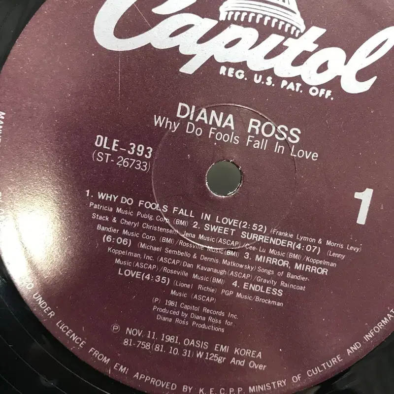 DIANA ROSS  LP / AA1941