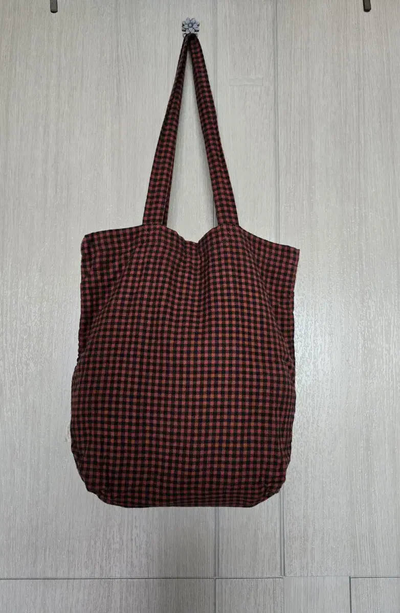 Modern House Cotton Check Bag