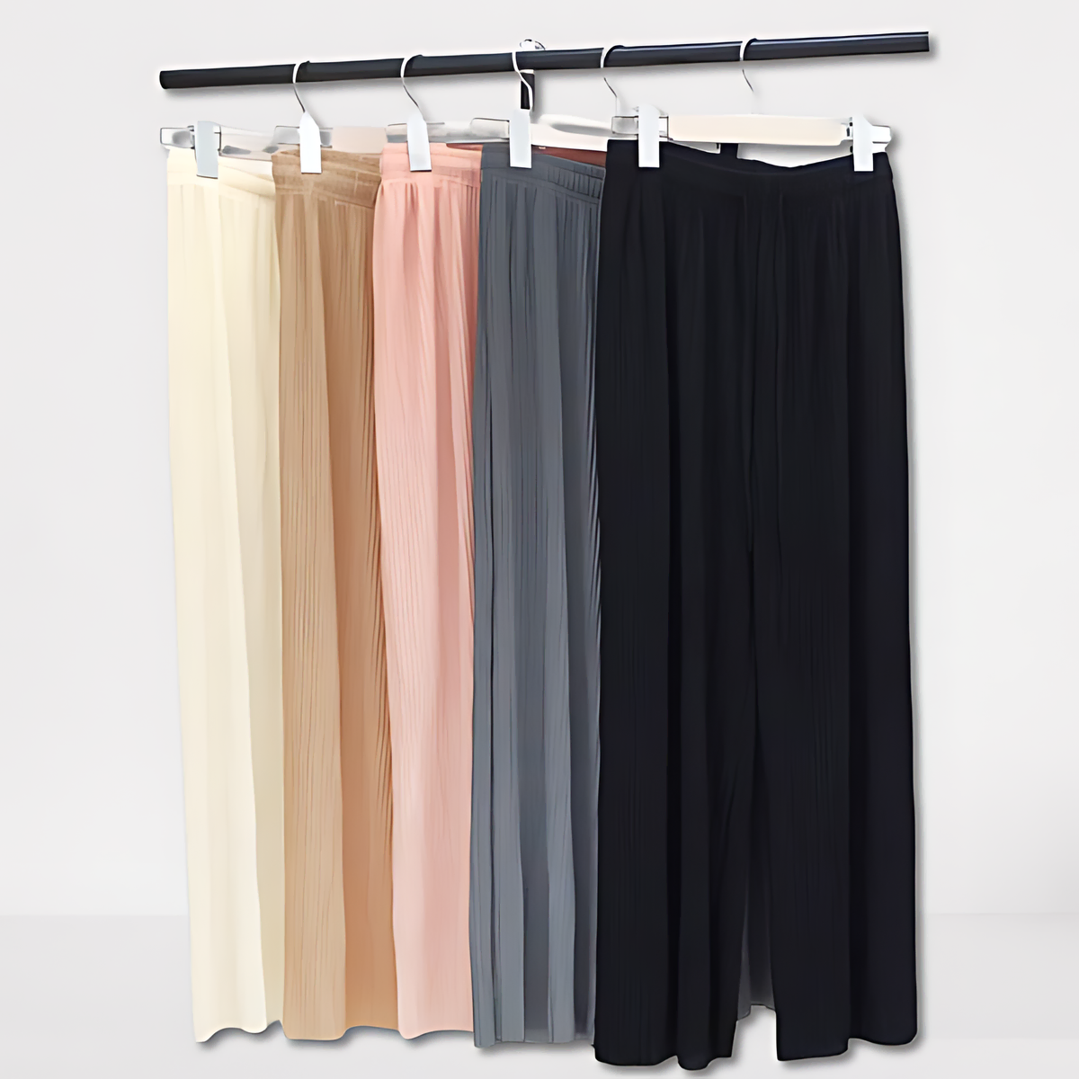 Women's pleated pants plain yeoreum banded pants