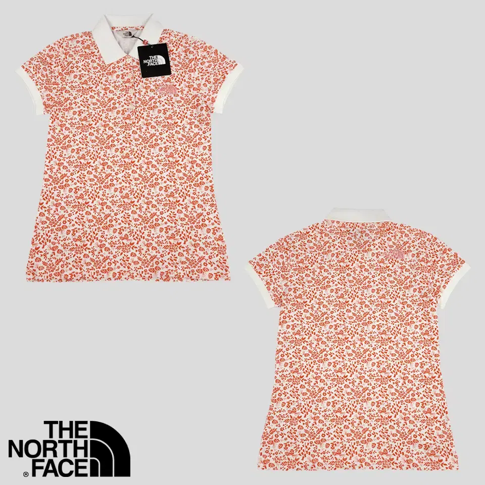 The North Face White Red Multicolored Flower Pattern Cotton Blend Kara Neck Vahn