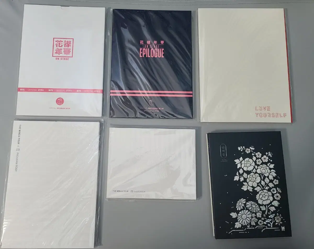 BTS Program Book photobook 6 volumes bulk sold (photocard service)