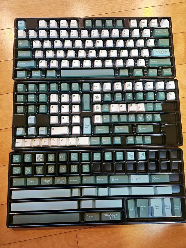 CMK GMK Botanical 식물 키캡 세트