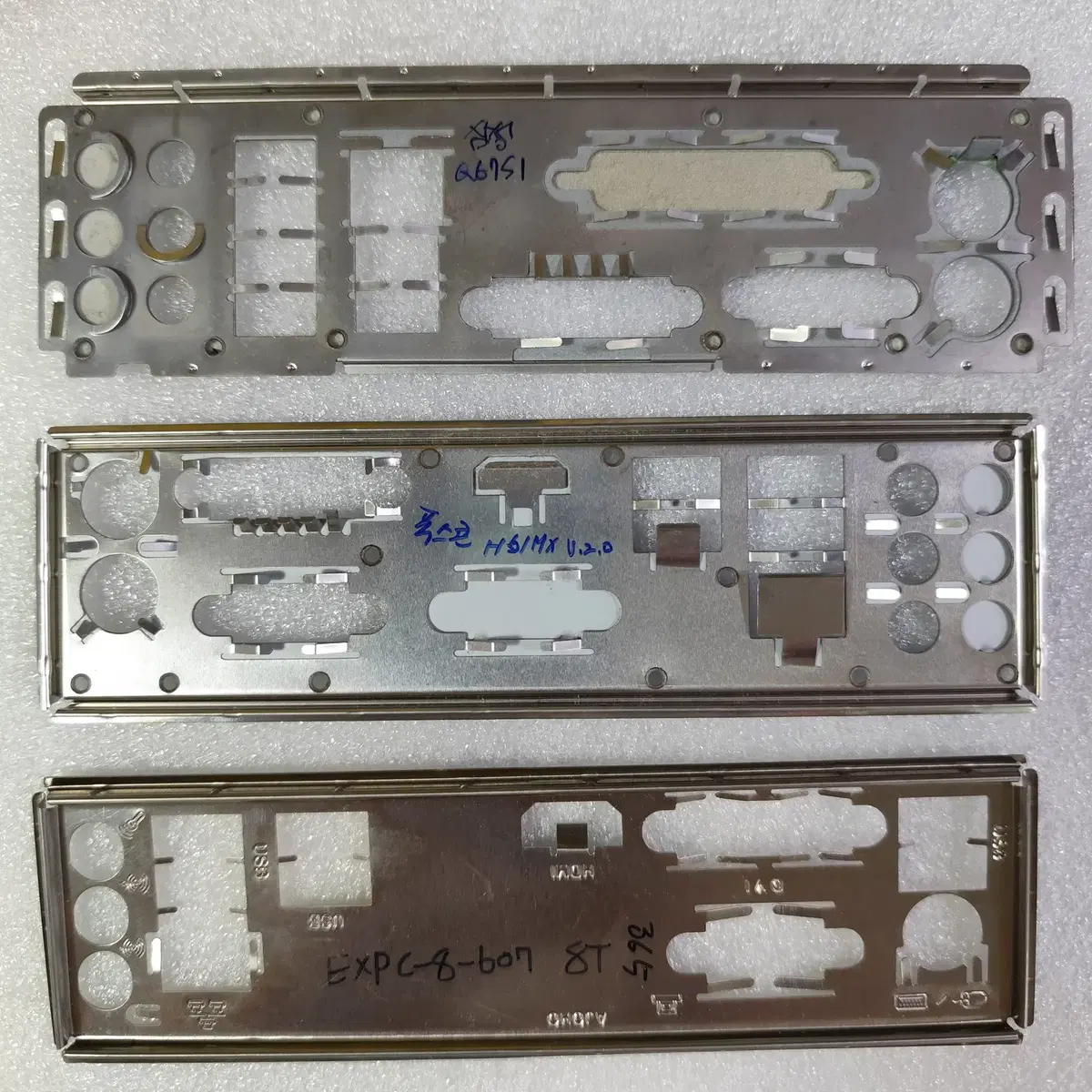 백판넬 I/O쉴드 ECS H61외 다수 개당 5,000