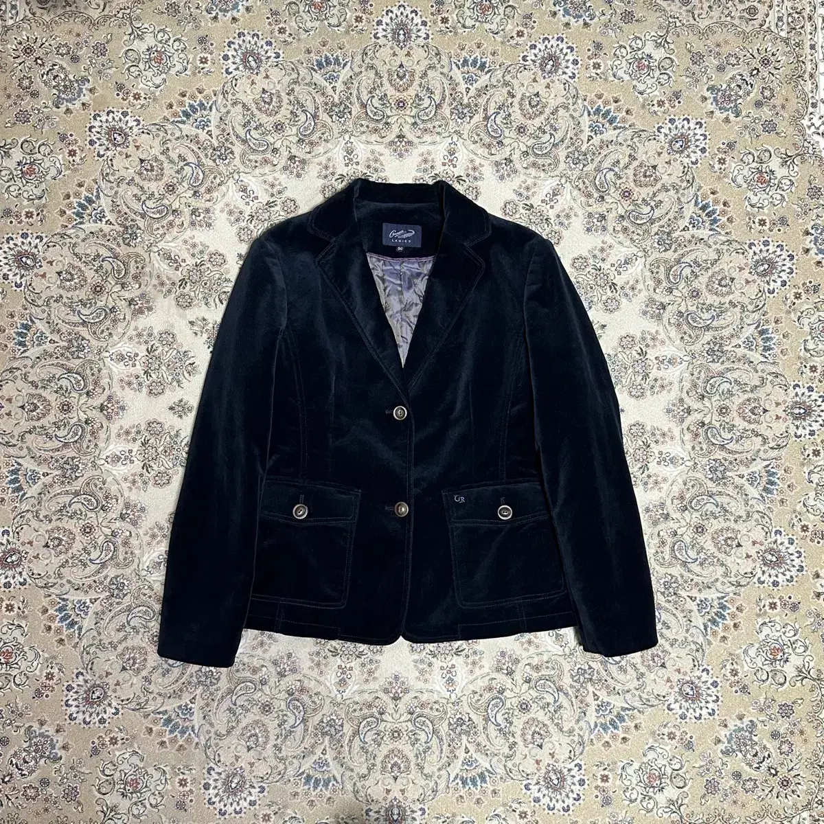 Crocodile Ladies Velvet Jacket