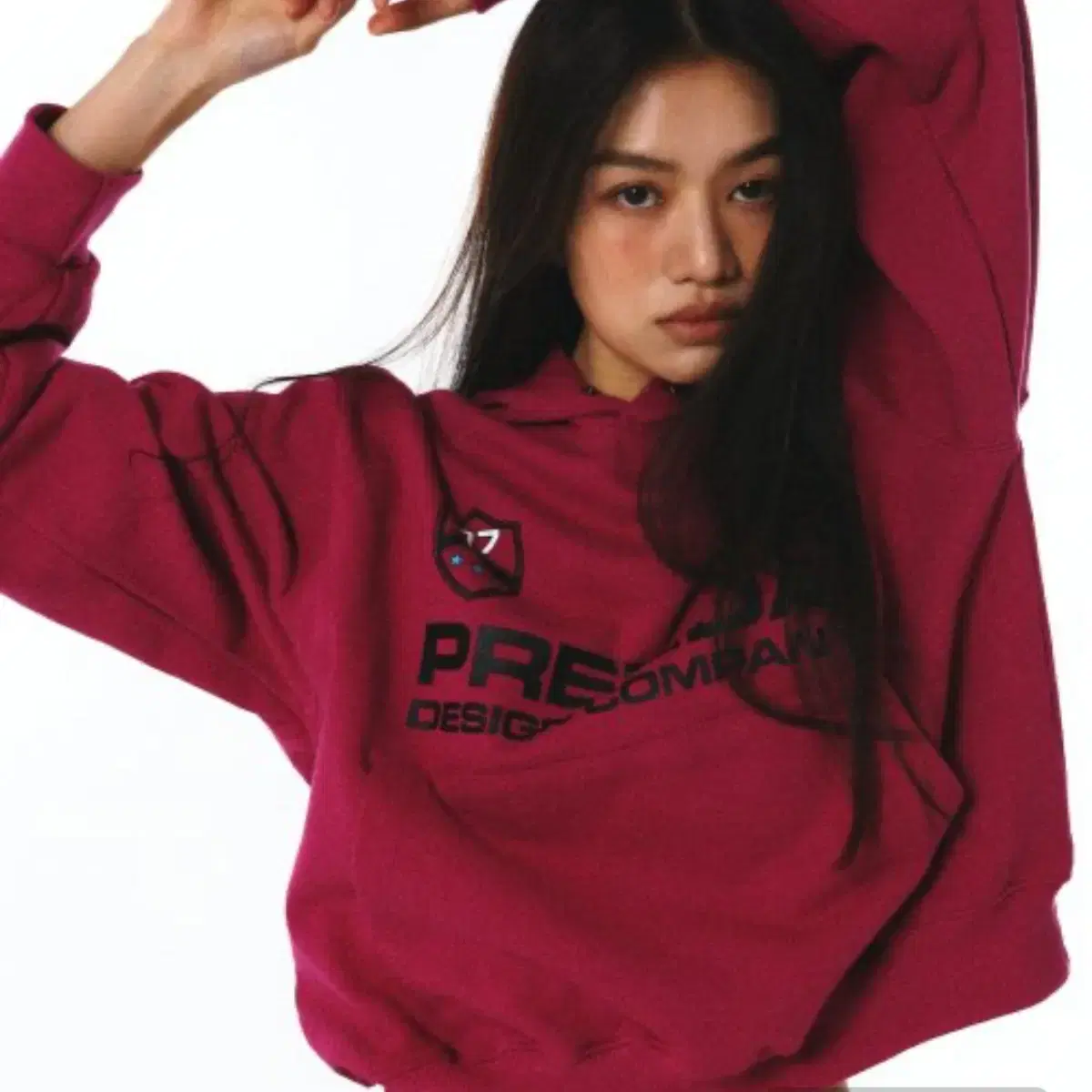 프렌다 Hoodie magenta s