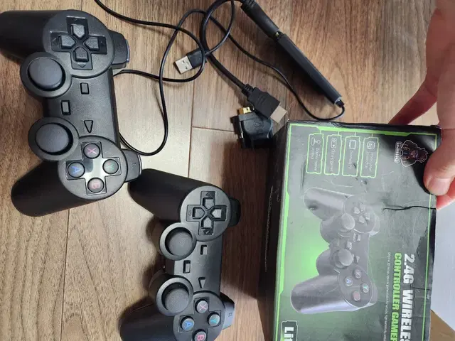 게임 컨트롤러 더블 게임 레트로 콘솔 64G PS1 스틱