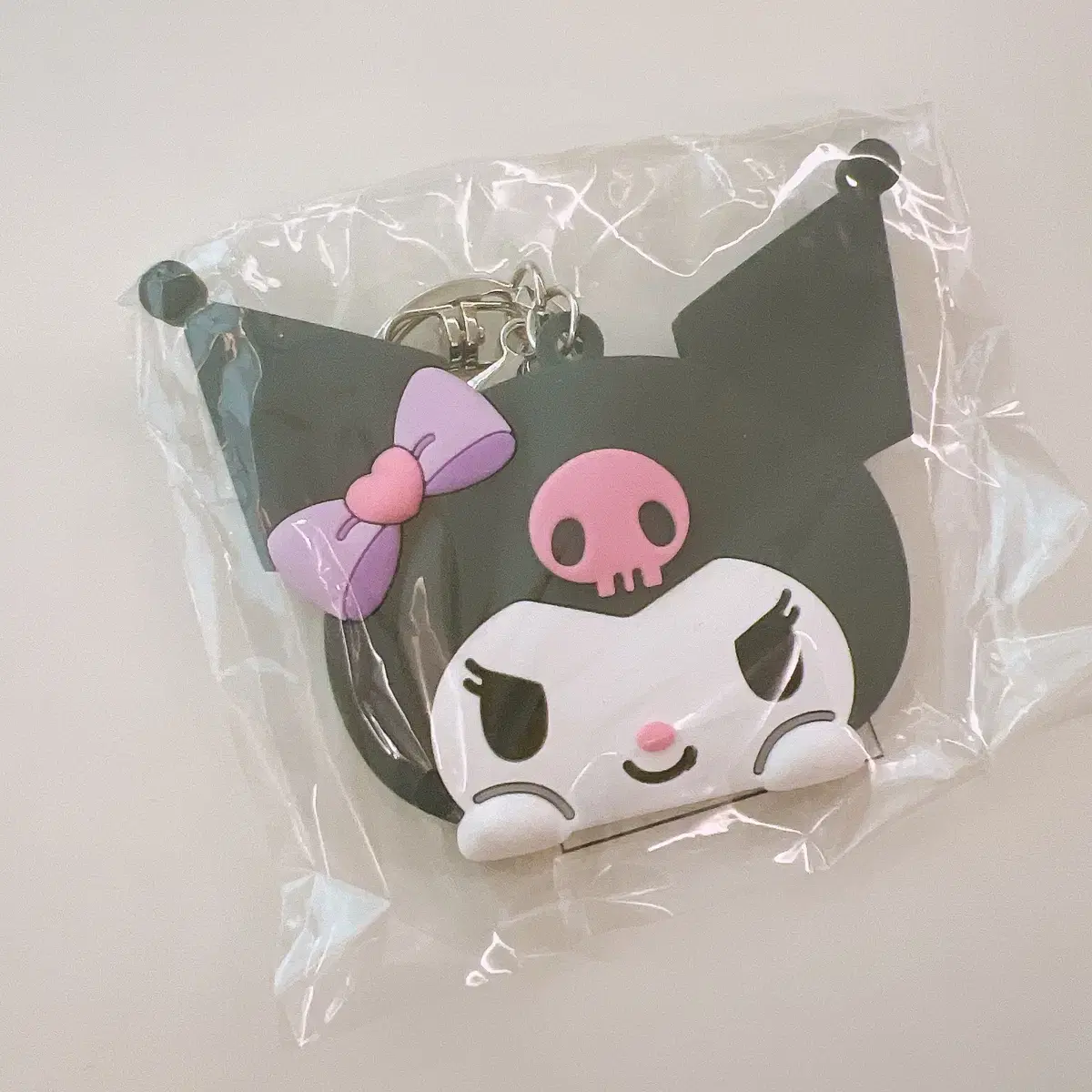 Unsealed Kuromi Mirror Keyring