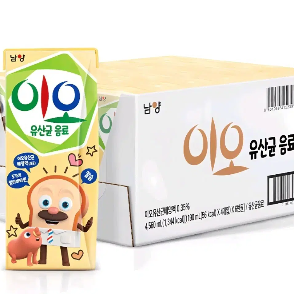 [무료배송] 이오 유산균 음료 190ml 24팩