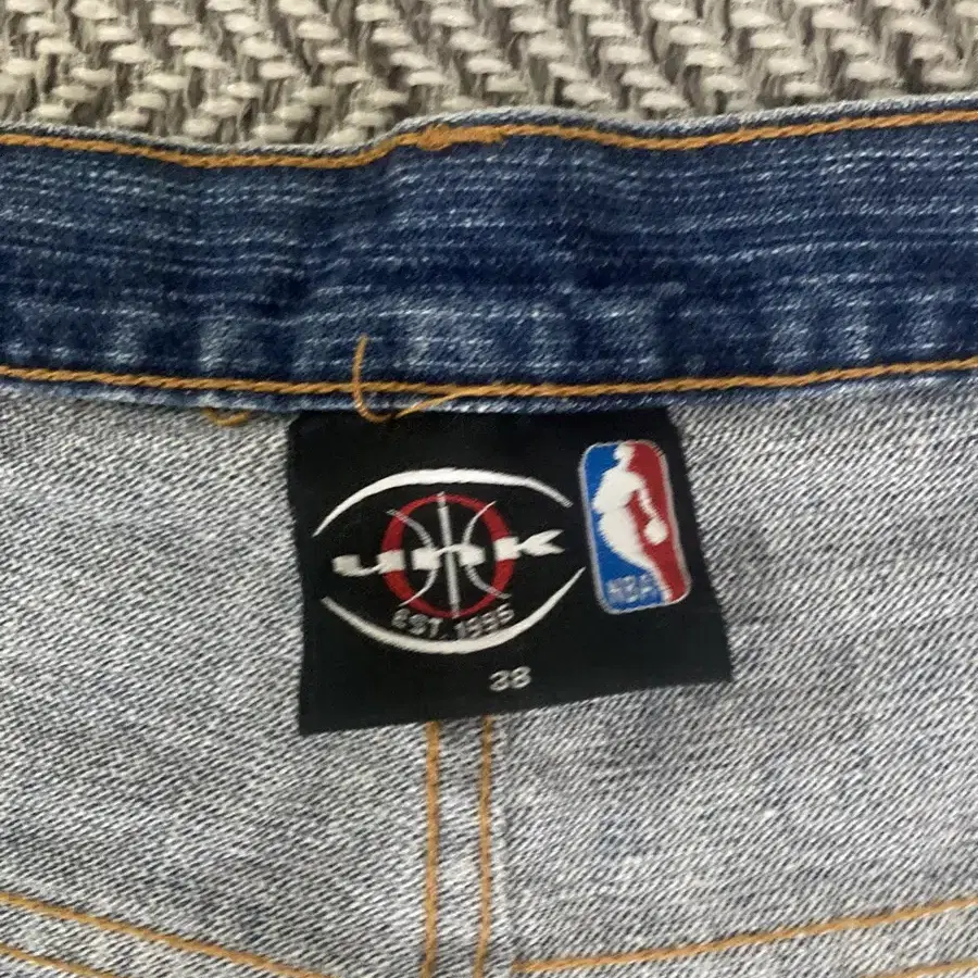 UNK NBA patch denim pant