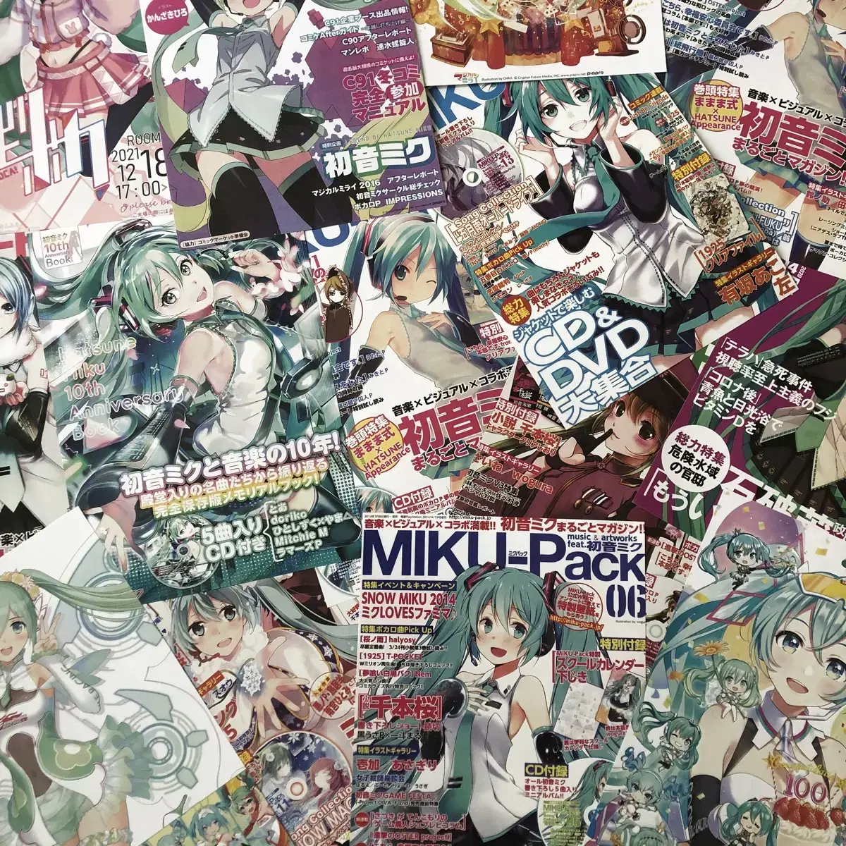 Chapter 5) Hatsune Miku poster Magazine Appendix Classic Harajuku Manga Anime Gyaru Bangku