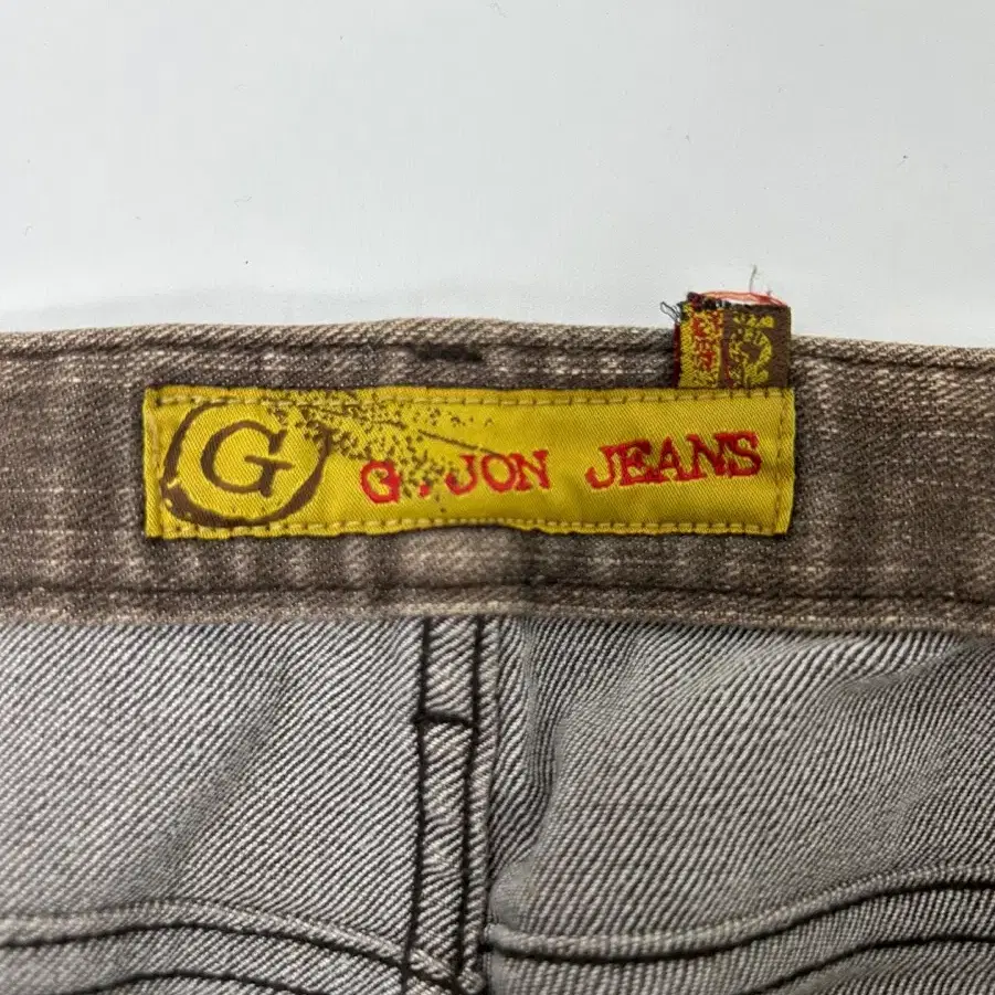 G.Jon jeans Y2K 웨스턴워싱 데님 부츠컷팬츠