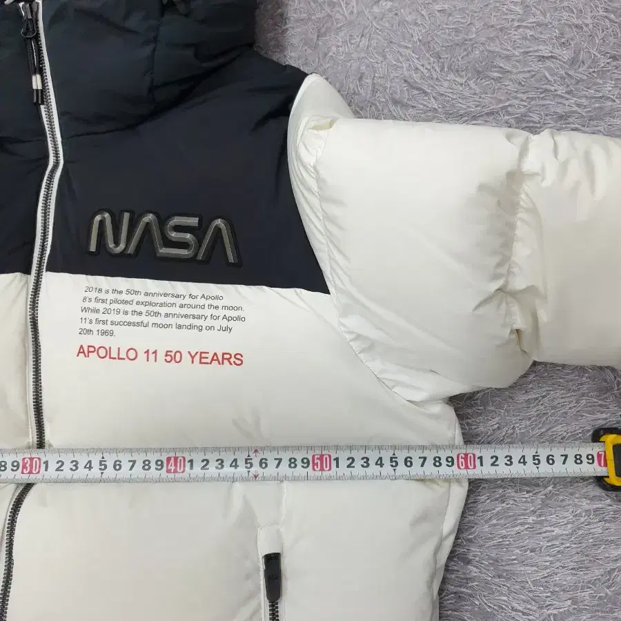 k2 패딩 나사 nasa 스페이스 다운 자켓 화이트 100