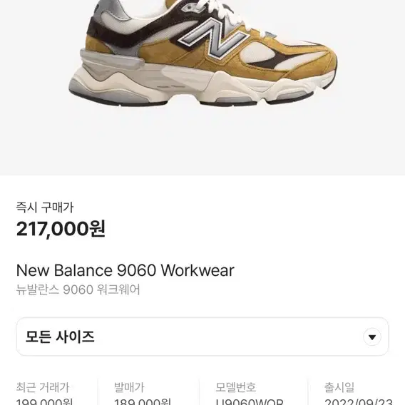 [새상품] 뉴발란스 9060 Workwear