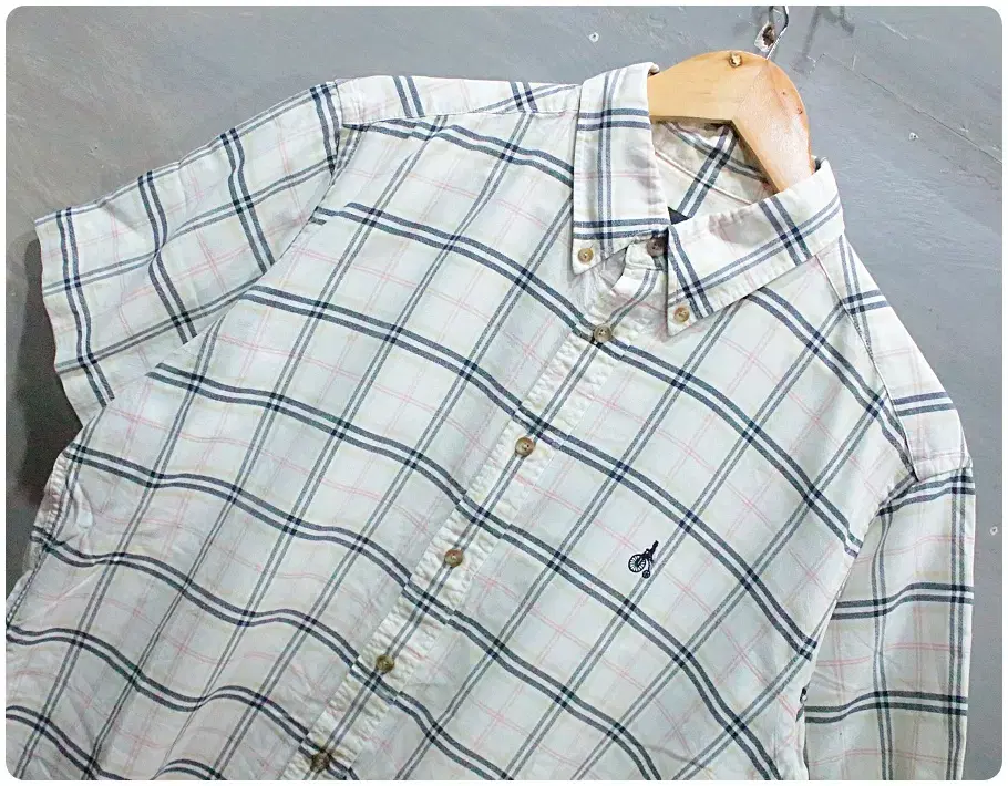 (L) 90's Vinpole Oldschool Short Sleeve Check Shirt