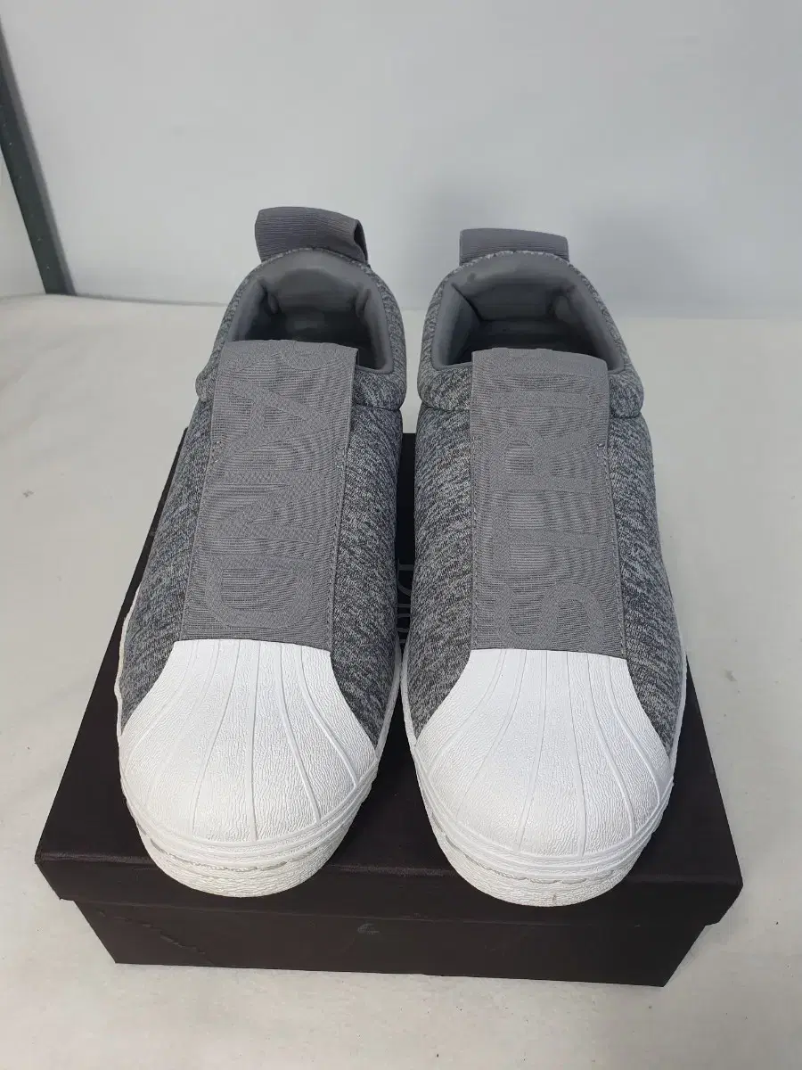 Adidas Superstar BW3S Slip-On Grey White Gray Gray 270