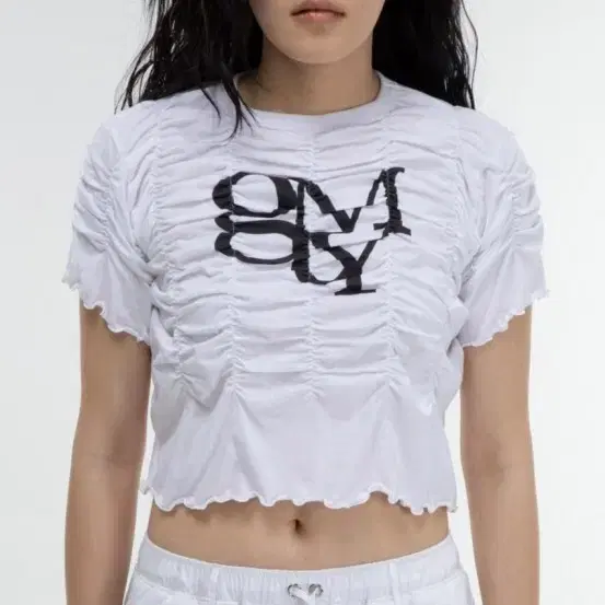 Kim Middaeyoung Shirred Crop Vahn