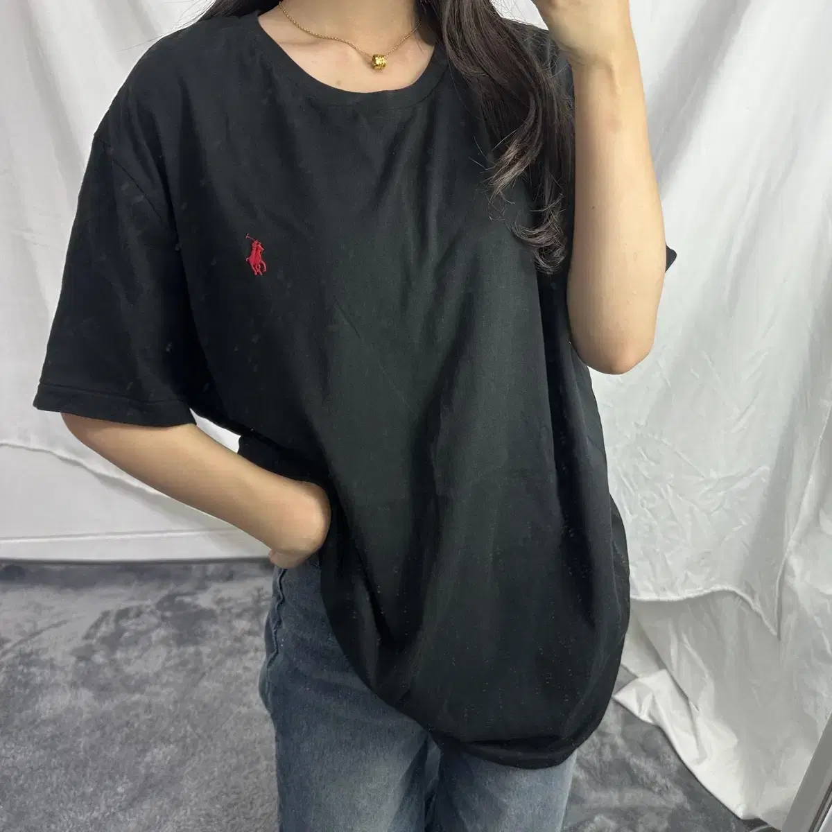 폴로 데일리 반팔 티셔츠(XL)