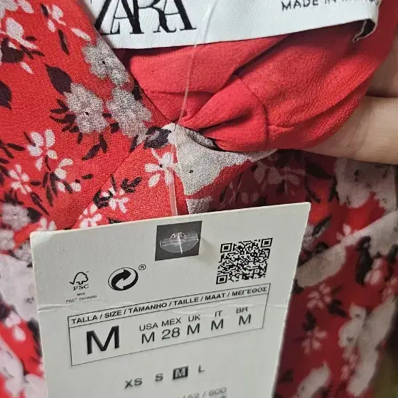 ZARA 자라 플라워 롱원피스 새상품 판매